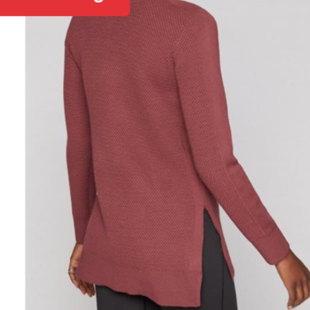 Athlete Thermal Honeycomb Sweater- NWT